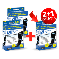 Miracle Socks 2 + 1 GRATIS (ukupno 3 para)